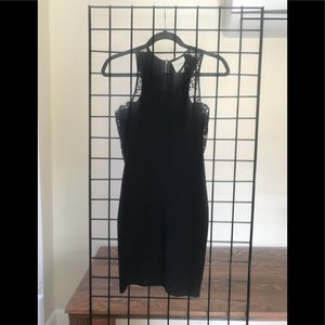 Mason fitted black dress